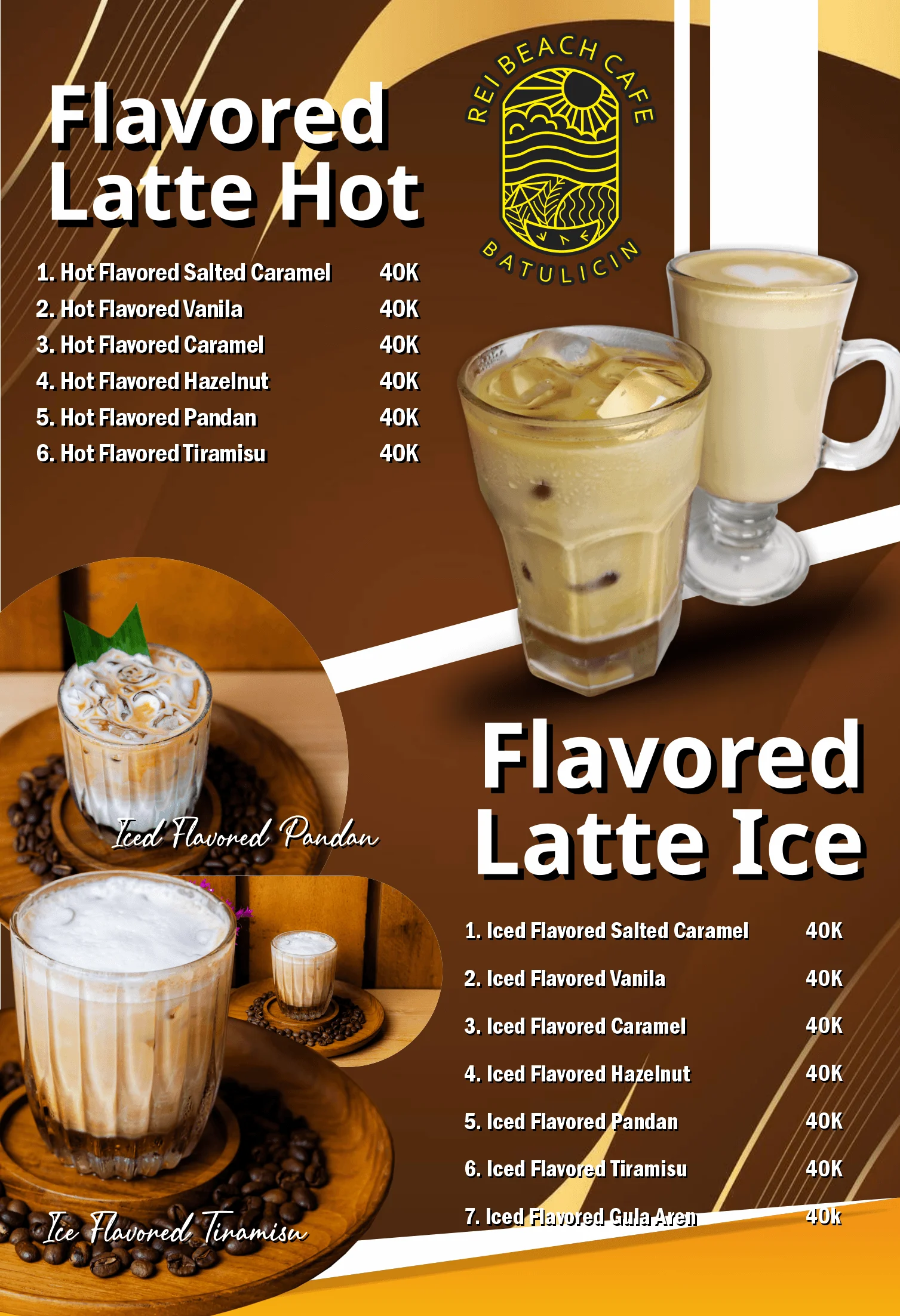 Menu REI BEACH CAFE 10