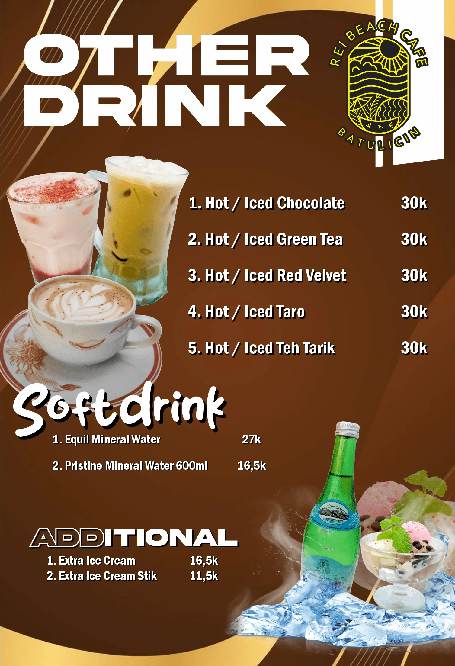 Menu REI BEACH CAFE 16