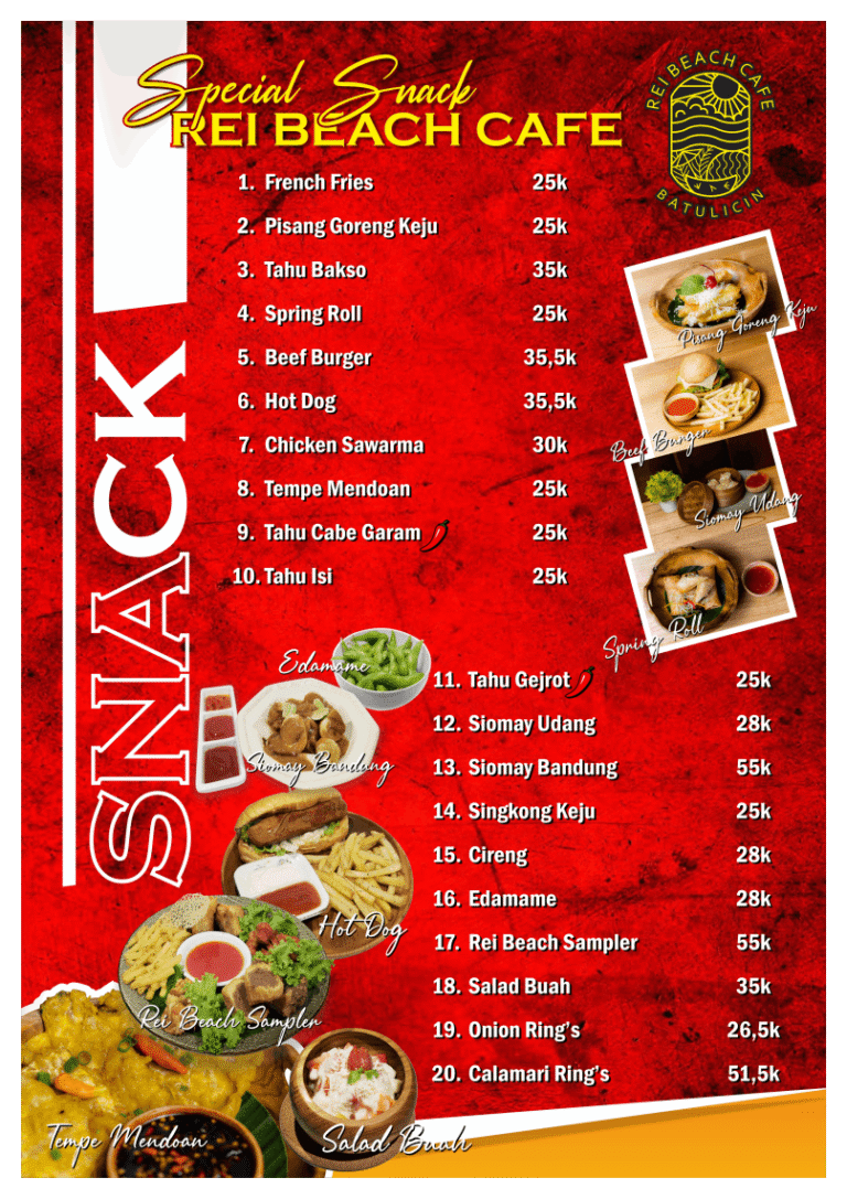 MENU REGULER 8